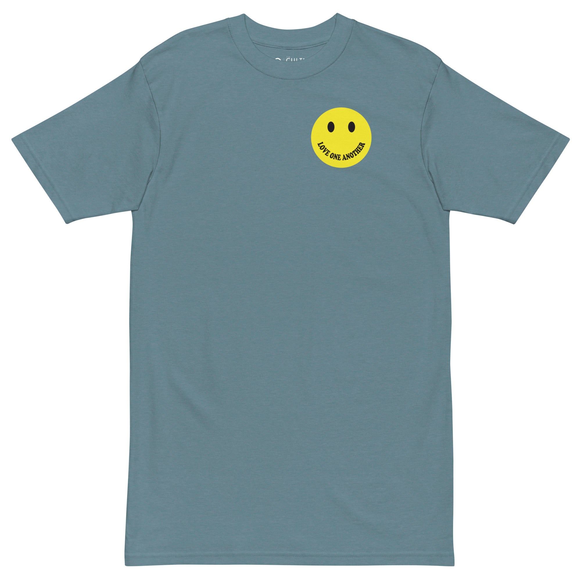 Love thy neighbor (smiling) - Men’s premium heavyweight tee