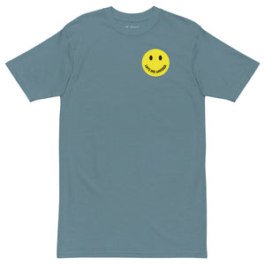 Love thy neighbor (smiling) - Men’s premium heavyweight tee