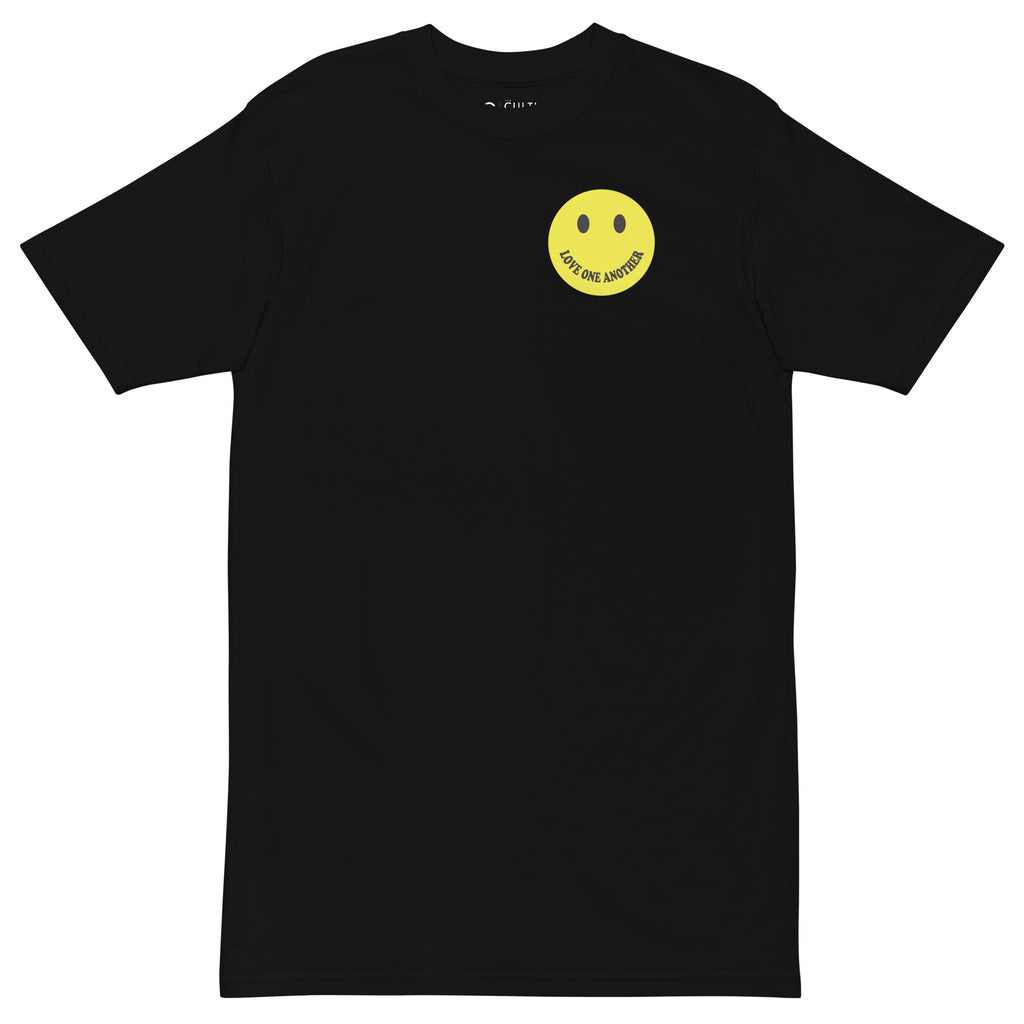 Love thy neighbor (smiling) - Men’s premium heavyweight tee