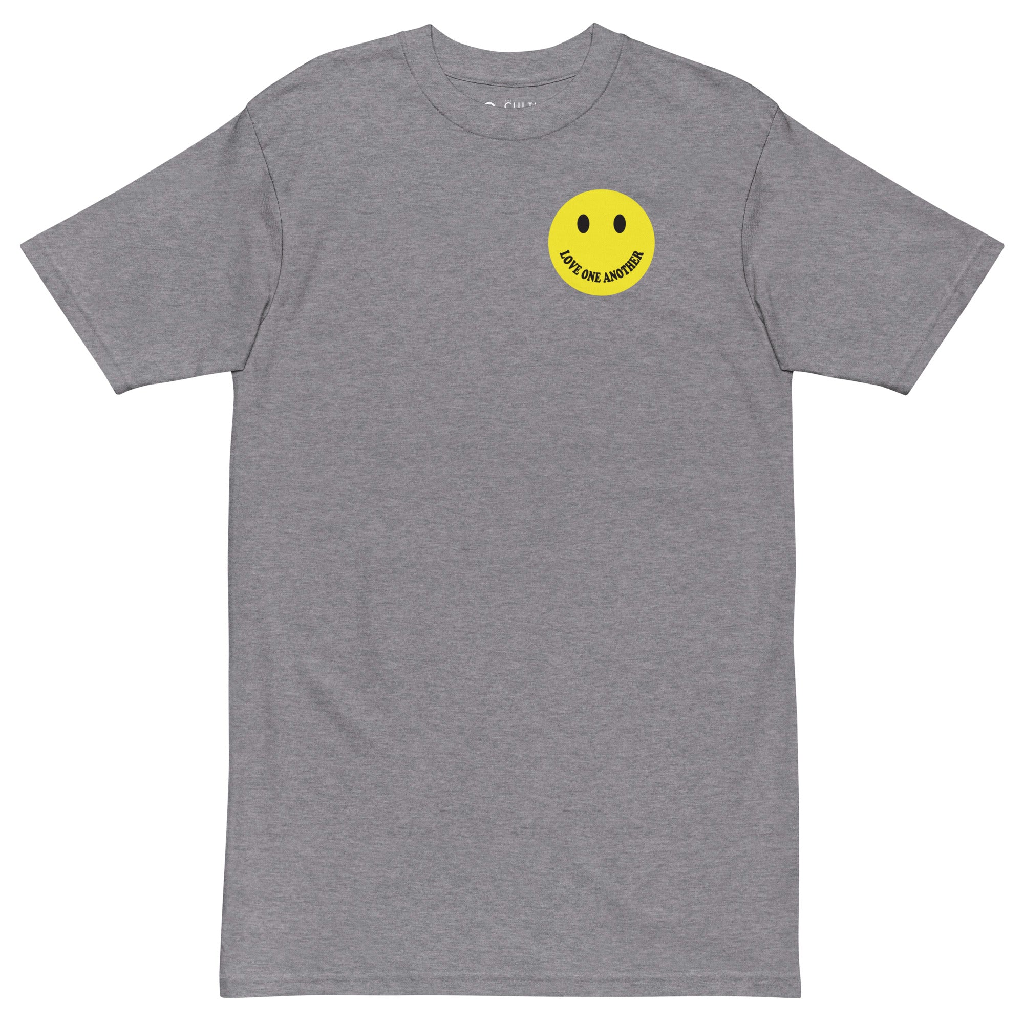 Love thy neighbor (smiling) - Men’s premium heavyweight tee