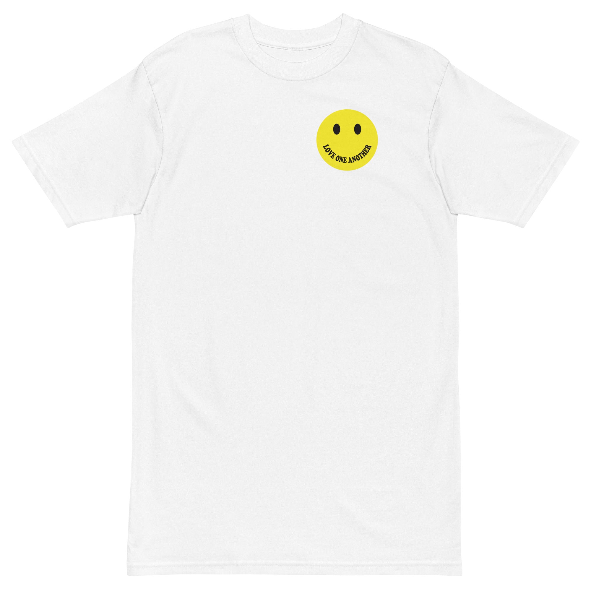 Love thy neighbor (smiling) - Men’s premium heavyweight tee