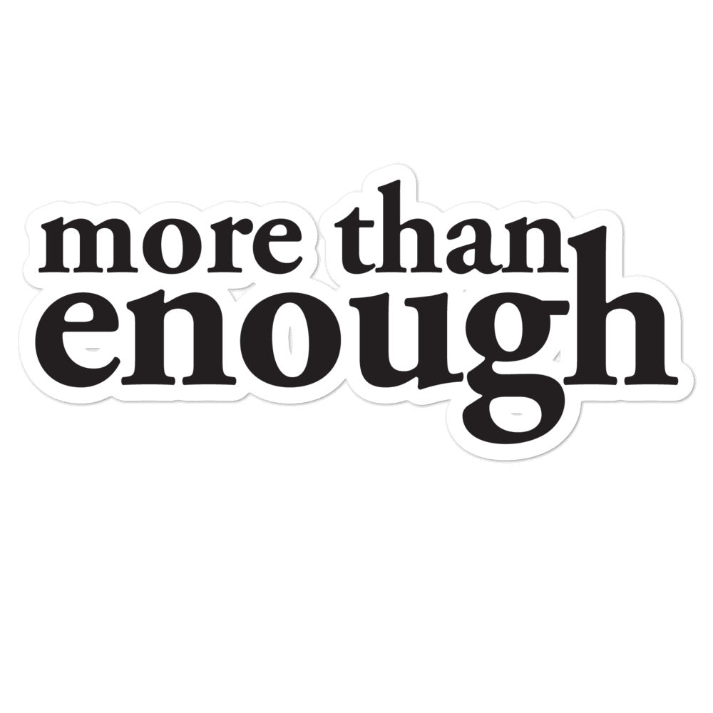"More then enough" - Bubble-free stickers