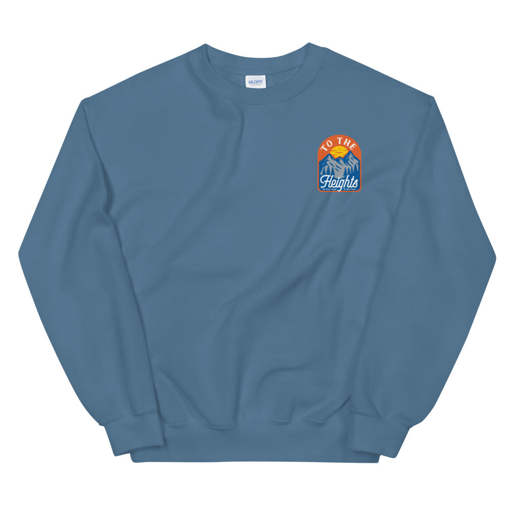 "To The Heights" - Embroidered Unisex Crewneck Sweatshirt